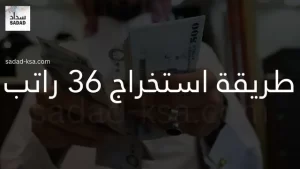 طريقة استخراج 36 راتب